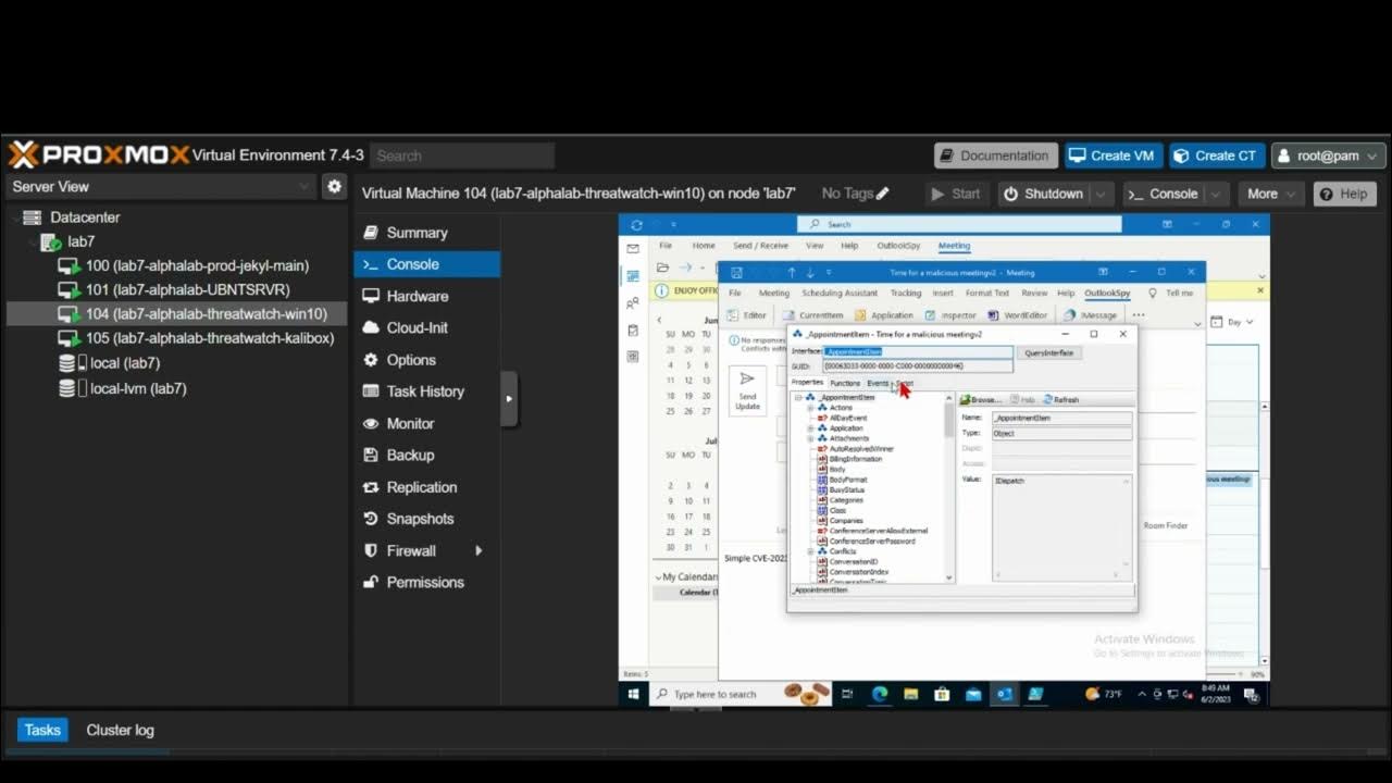 CVE202323397 PoC Threat Watch by Lab[7] YouTube