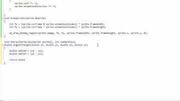 8.3 - Sprite Struct Gravity Demo in Allegro 5