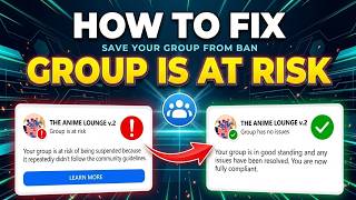 Facebook Group “At Risk” Warning ? Here’s Exactly How to Fix Facebook Group Quality Issues FAST.
