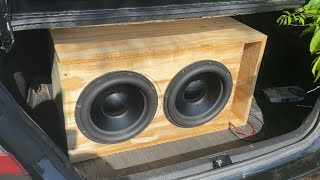 2 Dayton Audio 12s High Excursion @1/2ohm Hifonics BXX 4000