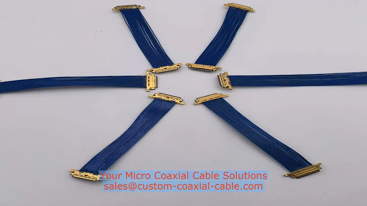 samtec micro coax for thermal imaging cores harness cable ultra fine coaxial wire assemblies High-Te