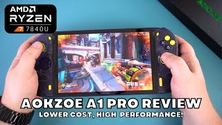 AOKZOE A1 PRO Review - Lower cost high performance AMD Ryzen 7 7840U handheld