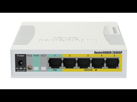 MikroTik RB260GSP (CSS106-1G-4P-1S) QUICK UNBOXING & SPECIFICATIONS HD