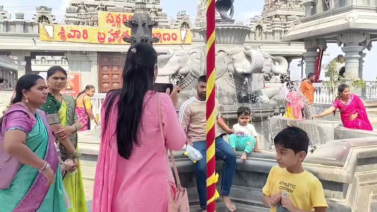 #Swarnagiri Temple with a family 