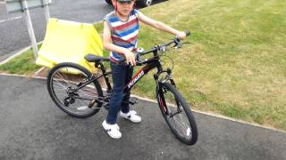 John on his new Specialized Hotrock bike - Aug 1st 2014