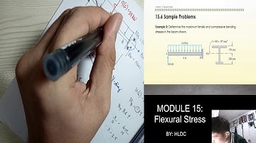 MODULE 15 (part 5) - Flexural Stress in Unsymmetrical Beams
