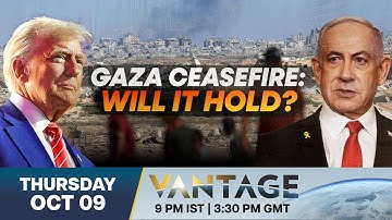 LIVE: Israel and Hamas Agree to Stage 1 of Gaza Ceasefire | Vantage on Firstpost | N18G