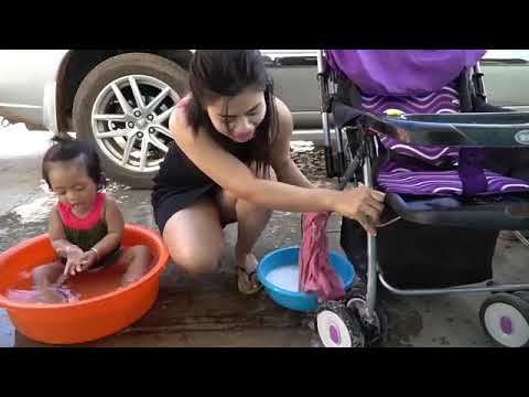 Morning Routine on Holiday   Beautiful Mom Cleaning Baby Carriage creative mom daily