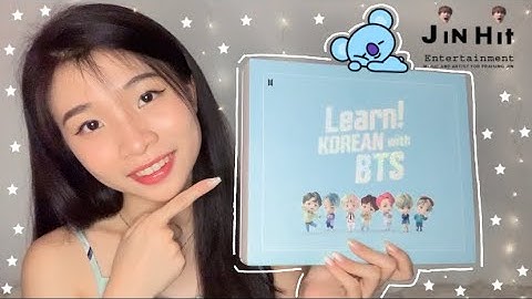 ASMR | Learn! KOREAN with BTS unboxing 💜