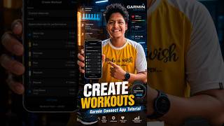 How To Create a Interval/tempo run Workouts in @Garmin⁉️🔴🫢 #shorts #garmin #intervalworkout