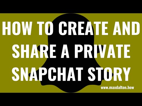 Video: Ano ang isang pribadong kwento ng Snapchat?