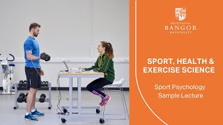 Sport, Health and Exercise Science at Bangor University - Sample lecture. image