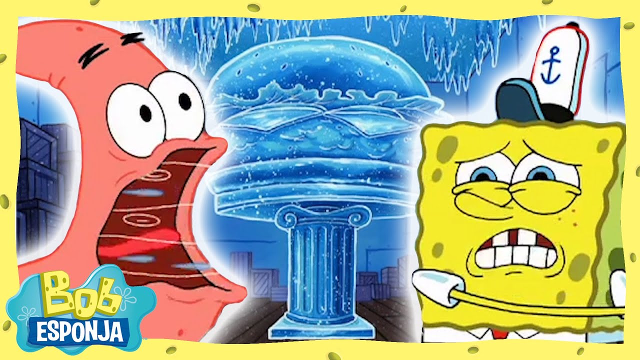 Preso em um Congelador | Bob Esponja em Português