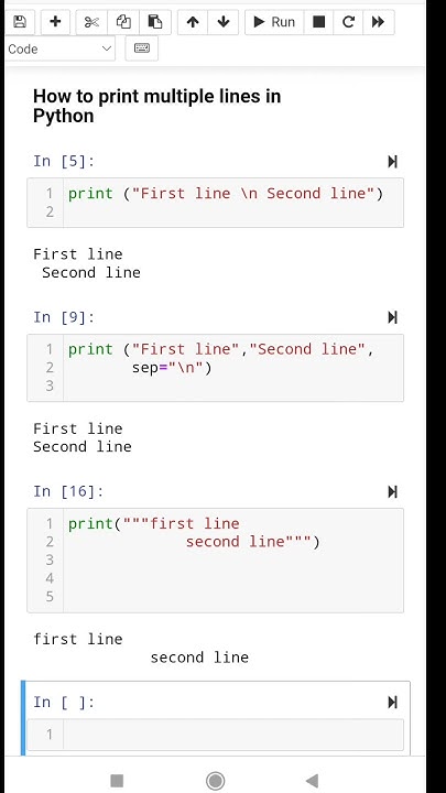 #3 print | How to print multiple lines in python | Python Tutorial for ...