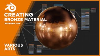 Create bronze material using blender 2.92