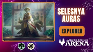 🌳🔆 Selesnya Auras | Explorer / Pioneer | MTG Arena Gameplay | PIO | BO1 screenshot 5
