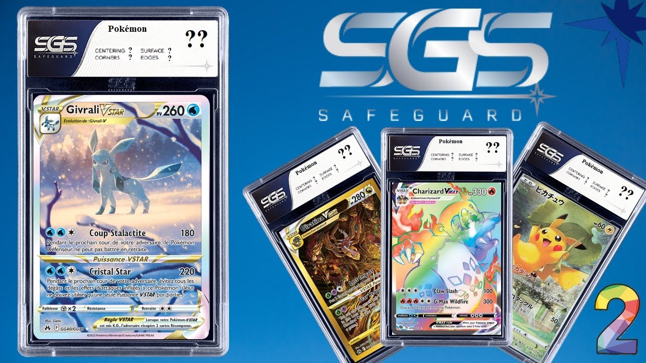 [POKEMON] - RECEPTION DE CARTE GRADEES DE CHEZ SGS SAFEGUARD. BLACK ...