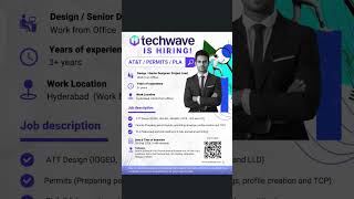 Techwave hiring Experienced persons#telecom#jobapplication#walkin#walkindrive#dailyshorts#jobsearch