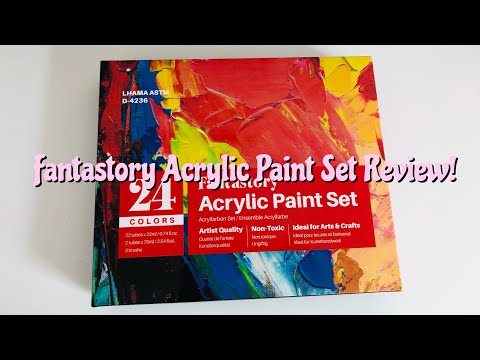 Fantastory Acrylic Paint Set Review!🎨🖌 