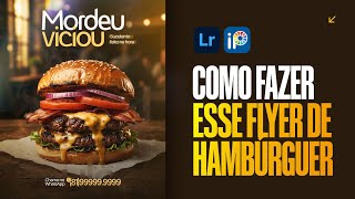 Como FAZER FLYER de Hamburgueria PELO CELULAR! #ibispaintx #flyerdesign 