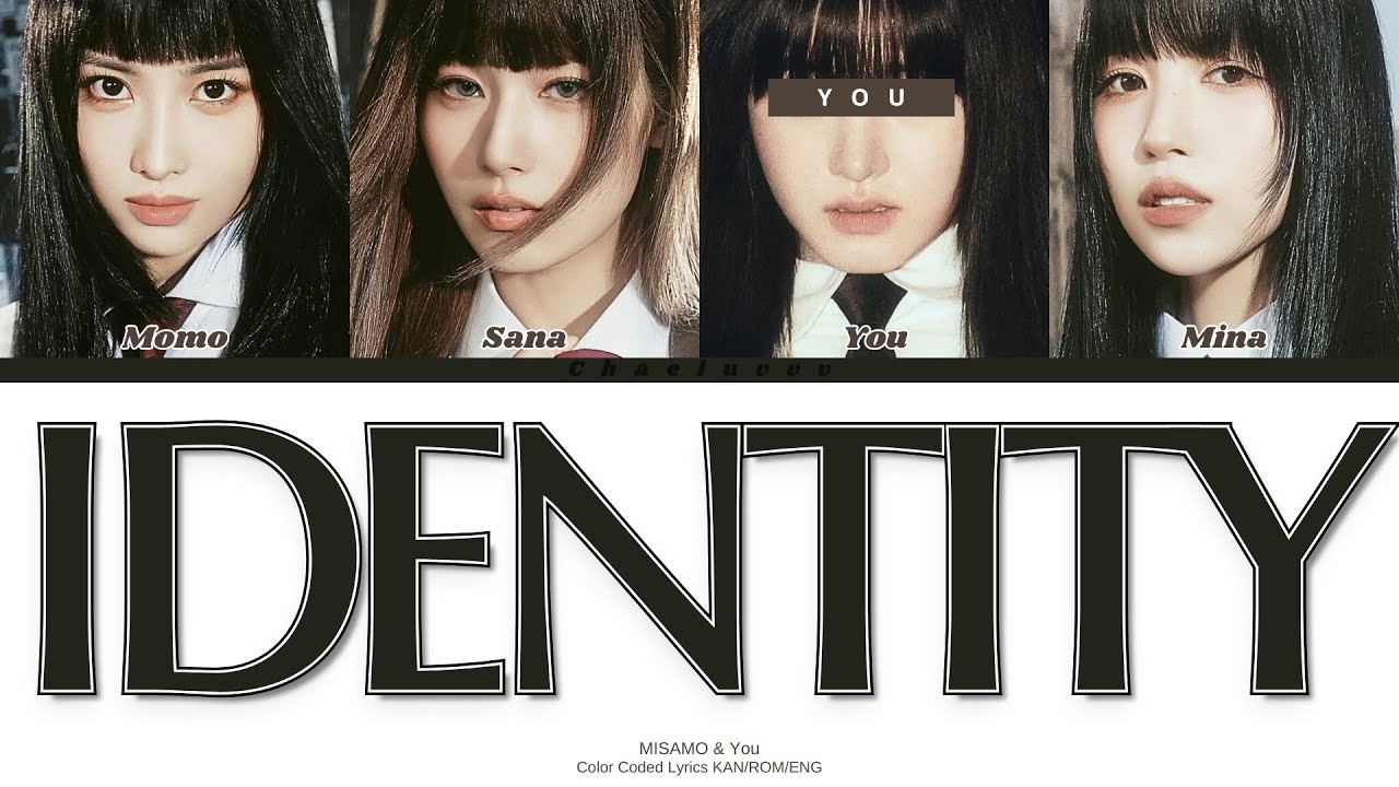 MISAMO - IDENTITY // You as a Member // KARAOKE // (4 Members Ver.) Color Coded Lyrics