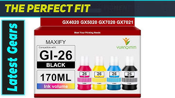 YUANQIMM GI-26 GI26 Ink: The Smartest Refill for Canon MAXIFY GX!