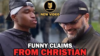 Confused Christian Makes Absurd Claims | Hashim | Speakers Corner