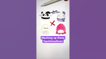 I combined four #squishmallows together on #procreate. #design #plushies #plushiedesign #shorts