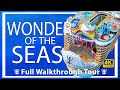 Wonder of the seas  full walkthrough ship tour  review  new 2023   royal caribbean cruises