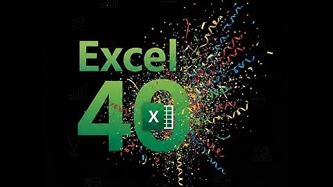 40 Aniversario Excel Video 37 ► Validación de Datos Introducción