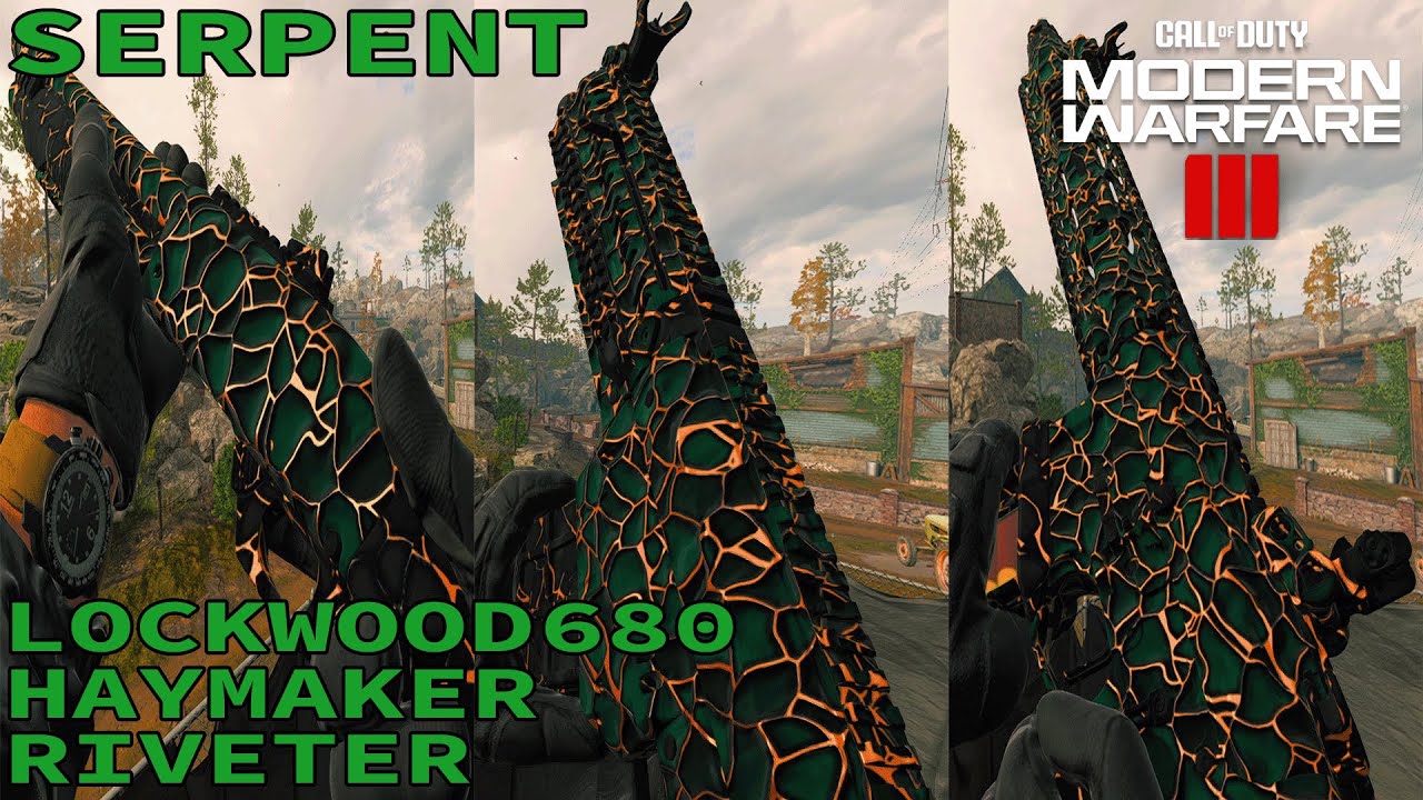 Cod3 Riveter UNLOCKING SERPENT ON THE LOCKWOOD 680 & HAYMAKER & RIVETER! - COD MW3 ...