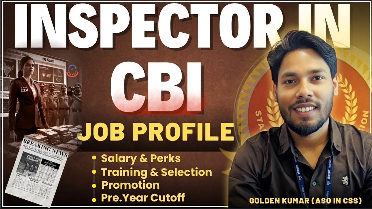 Custom Cbi Inspector CBI- Sub Inspector क्यों है इतना Powerful 🔥 | Complete Job Profile ...