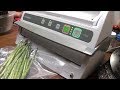 Deal on Asparagus and Sealing them for Freezing with my FoodSaver Keto Food