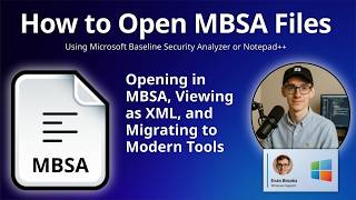 How to Open MBSA Files (Microsoft Baseline Security Analyzer)