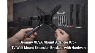 Honest Demimy VESA Mount Adapter Kit - TV Wall Mount Extension Brackets with Hardware!
