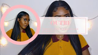 💜NEW OUTRE PURPLE PACK BRAZILIAN BUNDLE💜| Natural Straight Hair Bundles + Closure Install🤗😍 !!!!