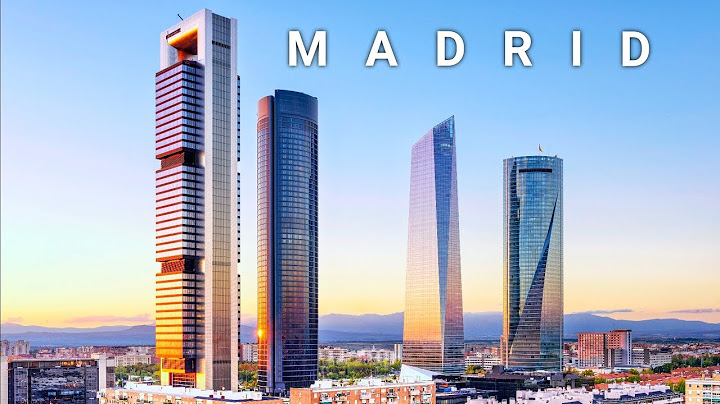 Madrid, Capital Of Spain 🇪🇸 4k HD Video |
