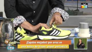 Tips Caseros: Secar fácilmente los zapatos, limpiar la licuadora y - YouTube