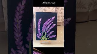 Easy Levender Flower Painting | #shorts #trendingshorts #levender