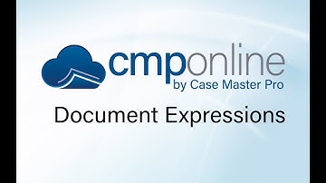 CMPOnline - Document Expressions