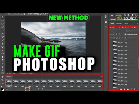 Video: Paano ako mag-import ng GIF sa Photoshop cs6?