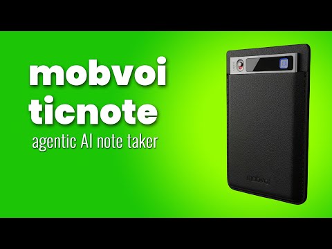 Mobvoi TicNote Agentic AI Note Taker and Voice Recorder — video thumbnail