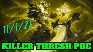 Winterblessed Thresh Gameplay - League of Legends [PBE FULL GAME]