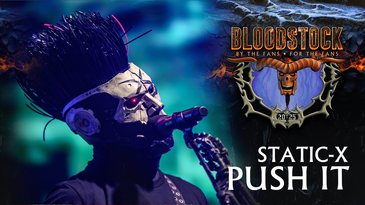 STATIC-X SHUTS DOWN BLOODSTOCK 2025 🤘🔥 — “Push It” (RAW FOH) 🎛️