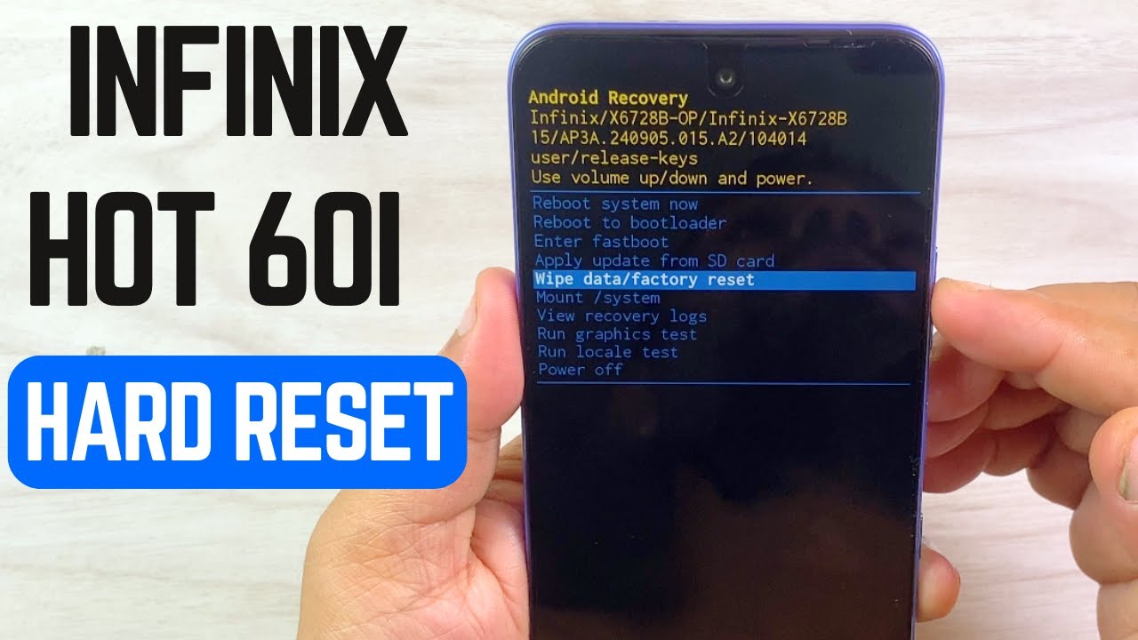 🔄 How to Hard Reset Infinix Hot 60i | Factory Reset Tutorial 📱