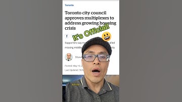 Toronto Multiplex Housing Policy