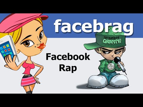 FACE BRAG - funny animated rap music video #comedy #cartoon #Facebook