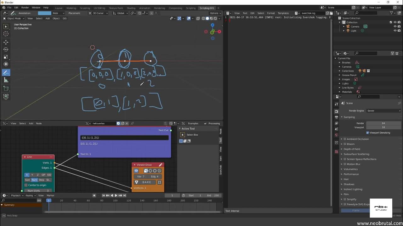 Introduction to computational design with Blender - 002 Scripted node ...