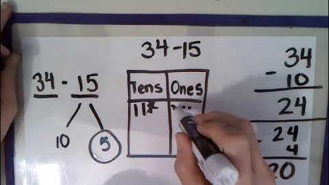 Subtraction using partial differences