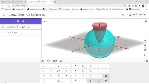 GeoGebra | Graficas 3D | Funciones de varias variables | funciones cuadráticas